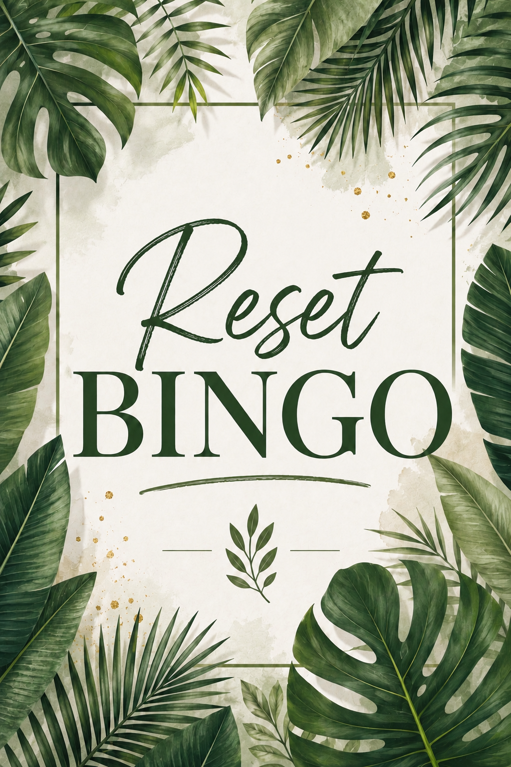 Reset Bingo