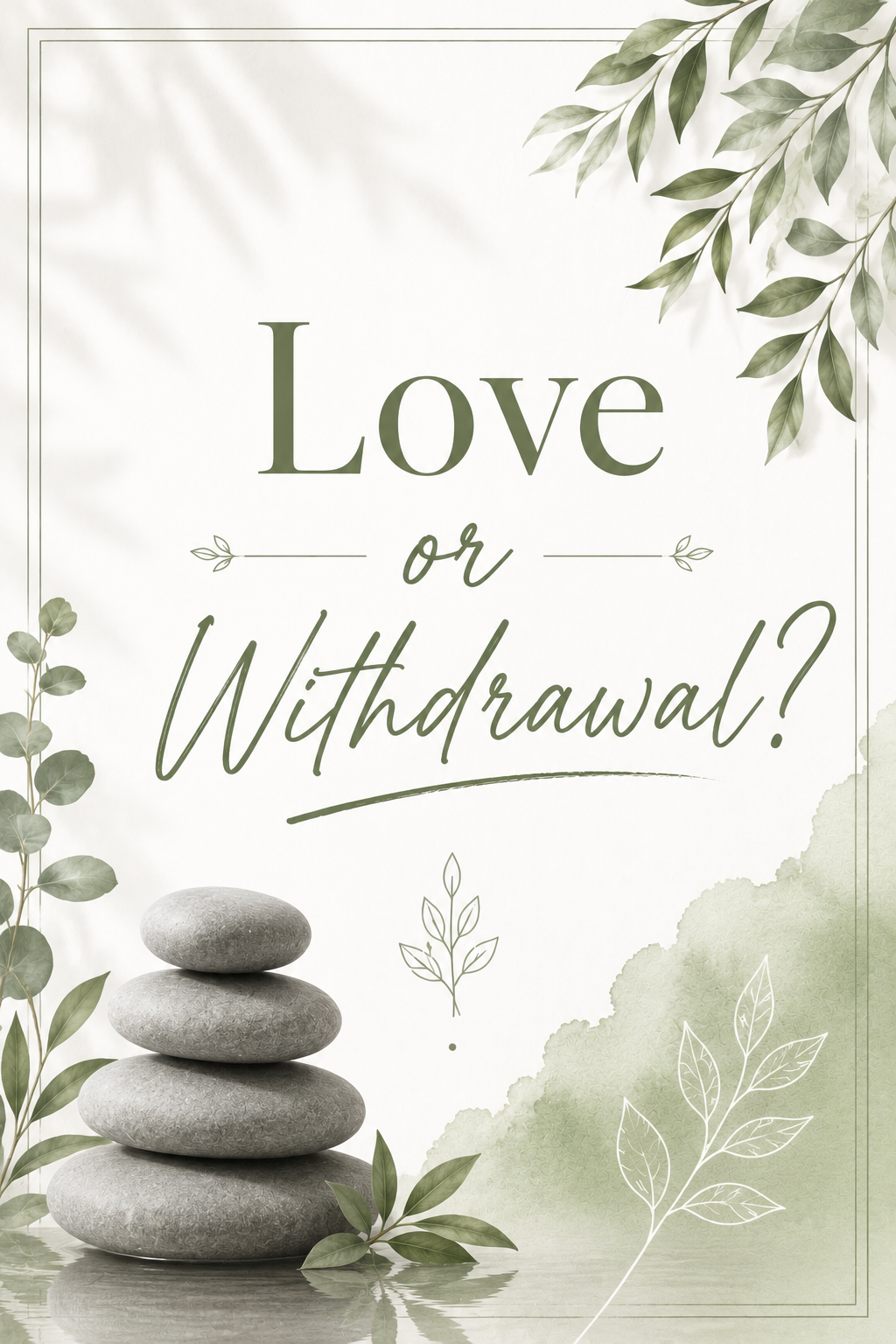Love or Withdrawal?